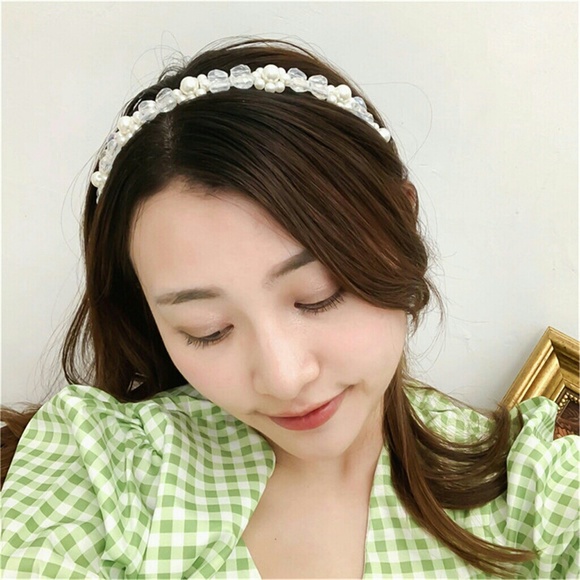 Sweet Pearl Crystal Hair Band main image 5